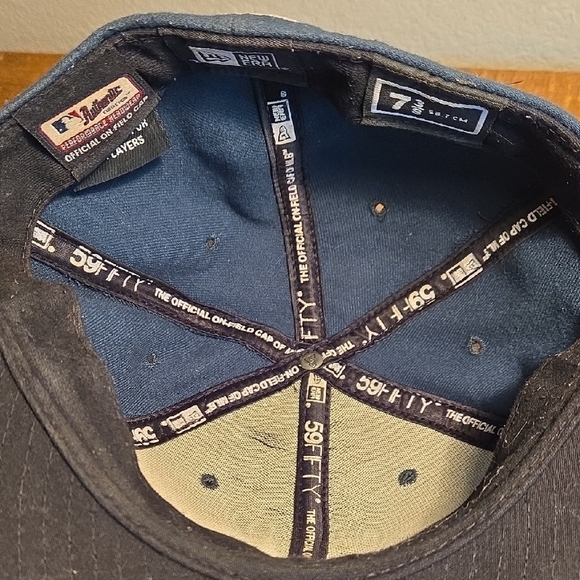 Dark Green A's Baseball Cap with Yellow A's Logo - Picture 4 of 4